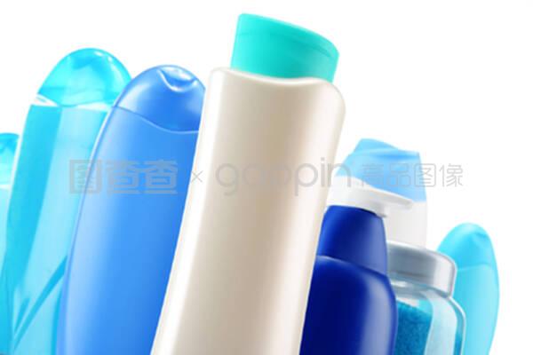 塑胶瓶的身体护理和美容产品